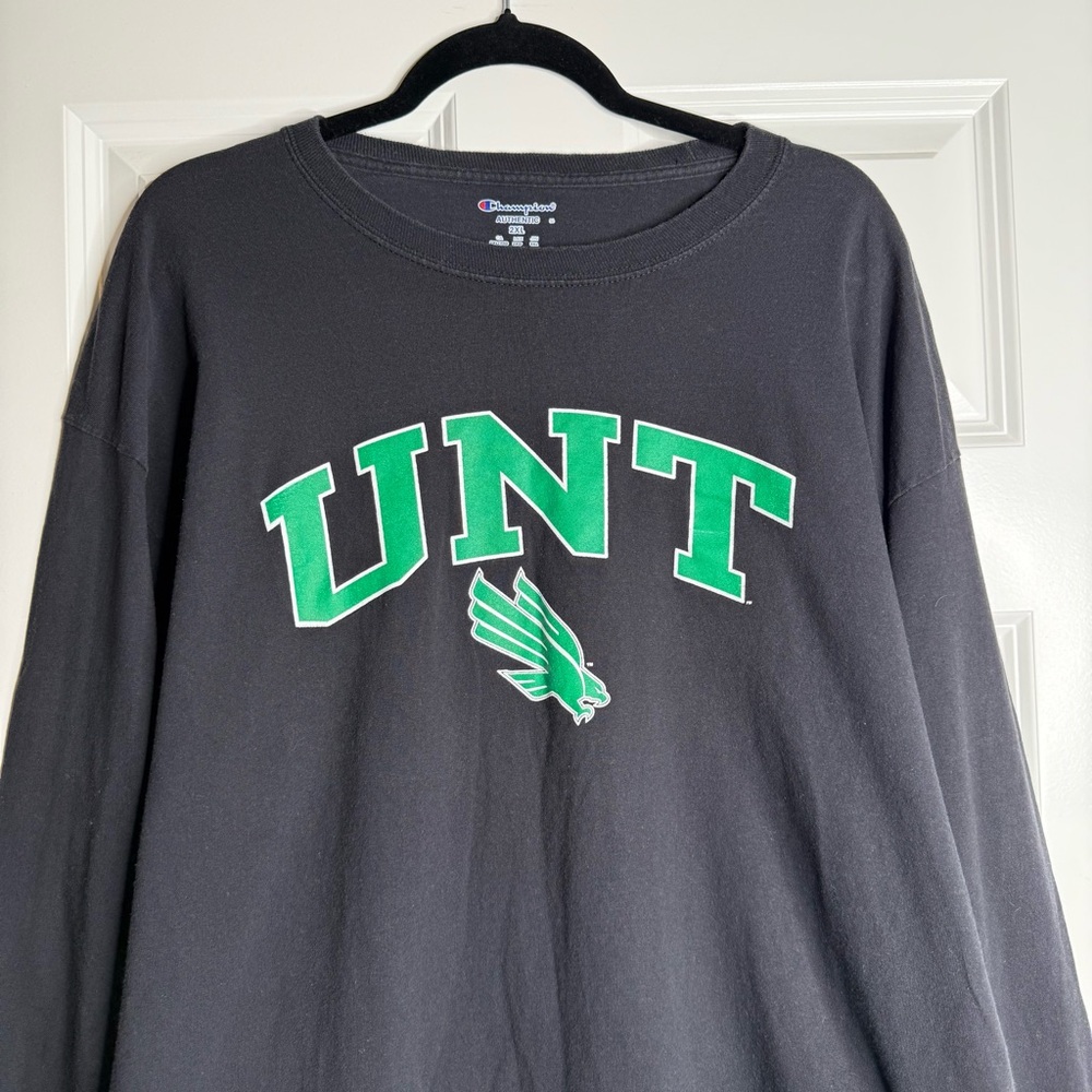 Champion Black UNT Long Sleeve Shirt - Picture 2 of 3